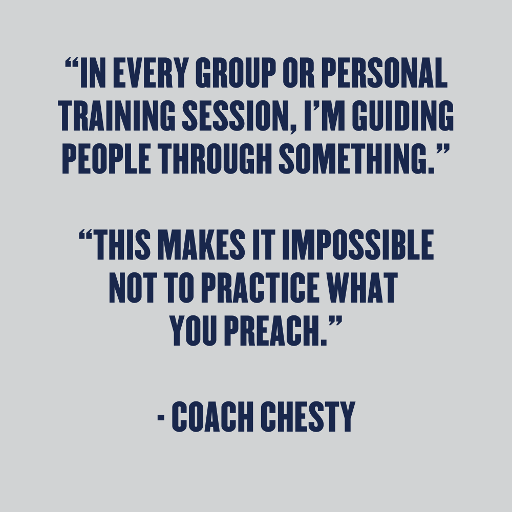 A TANGENT FROM COACH CHESTY